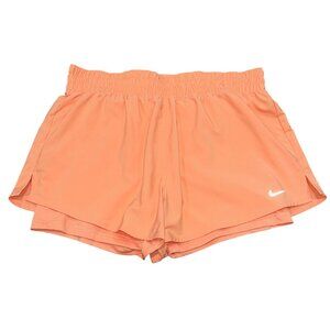 Nike Women's One Dri-FIT High-Waisted 3" 2-in-1 Shorts | Size L | Nike Womens